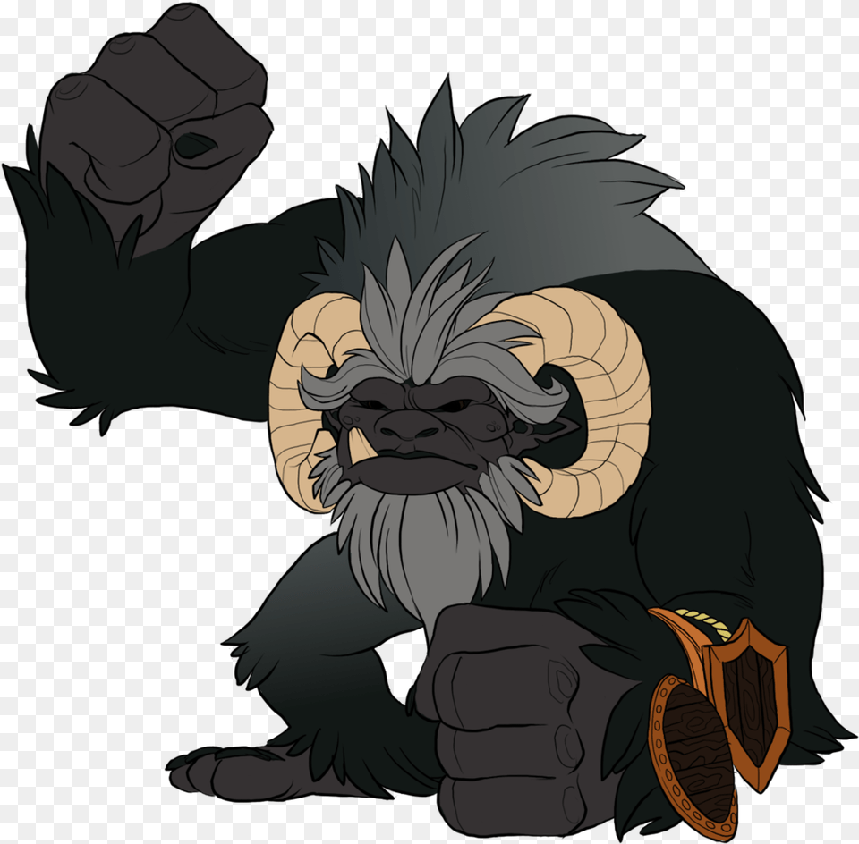 Scary Yeti Photo Cartoon, Person, Electronics, Hardware Png Image