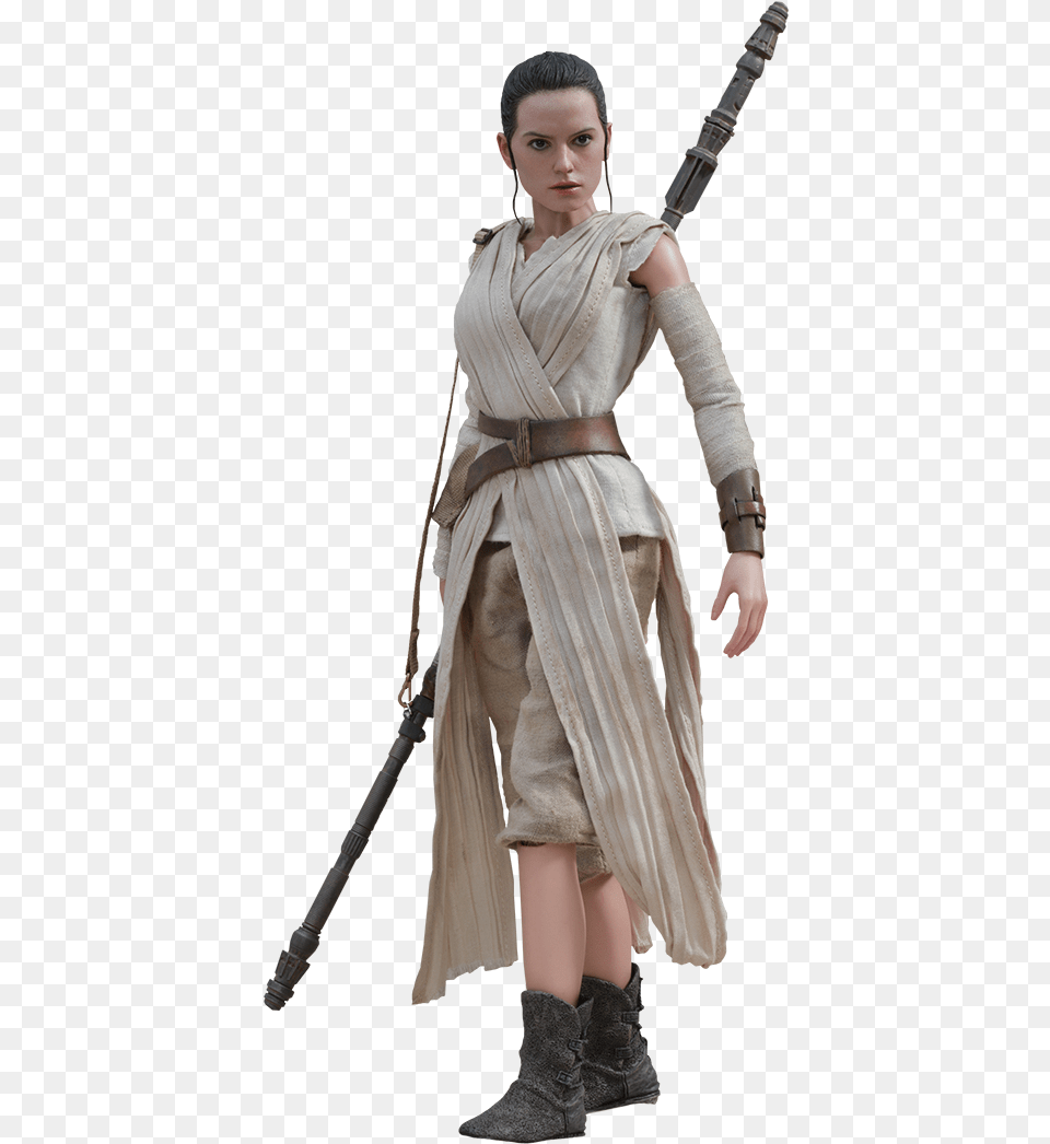 Scavenger Rey Star Wars Rey Action Figure Full Size Force Awakens Rey Star Wars, Clothing, Weapon, Costume, Sword Free Png