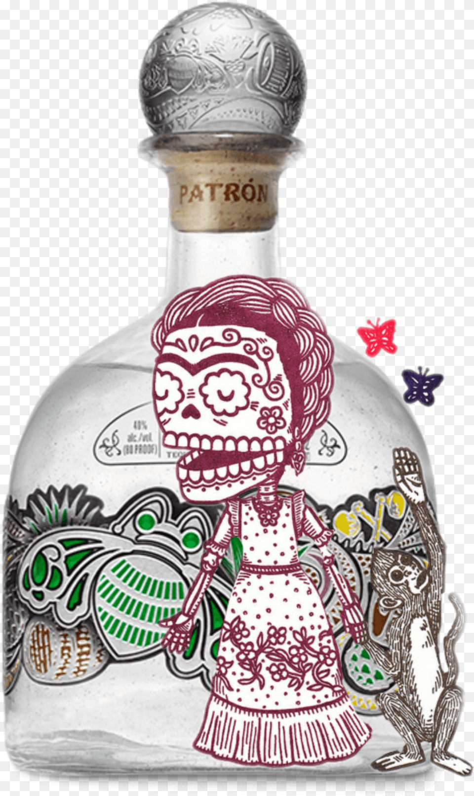 Scbottle Bottle Tequila Mexico Patrn Patron Silver Limited Tequila, Alcohol, Beverage, Liquor, Face Free Png Download
