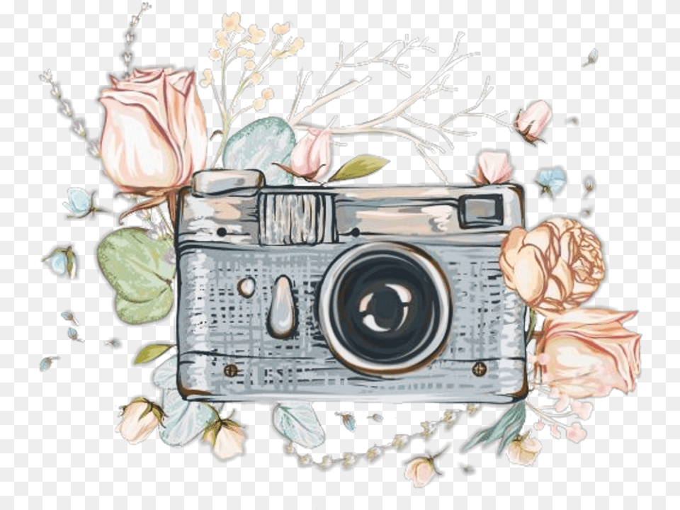 Sccamera Camera Freetoedit Remixit Creative Drawing, Electronics, Art, Painting, Flower Free Png