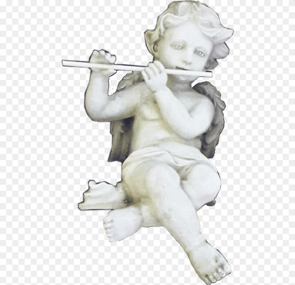 Sccupids Cupids Cupid Angel Flute Trumpet, Baby, Person, Face, Head Png Image