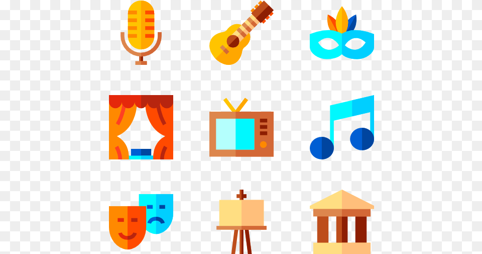 Scenic Arts Icon, Guitar, Musical Instrument Png