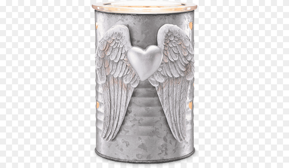 Scentsy Angel Wings Warmer, Silver, Beverage, Milk Free Png Download