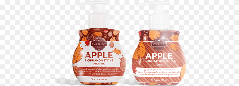 Scentsy Apple And Cinnamon Sticks Hand Soap And Lotion Liquid Hand Soap, Bottle, Food, Ketchup Free Png Download