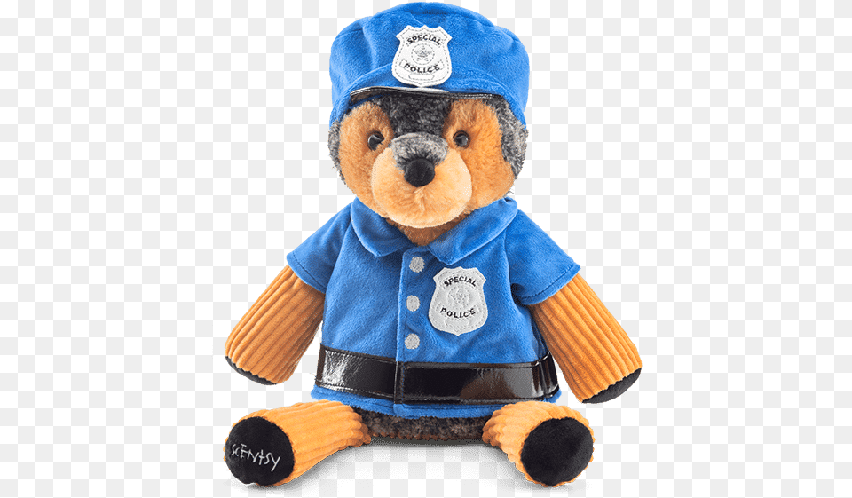 Scentsy Police Buddy, Plush, Toy, Teddy Bear Free Png