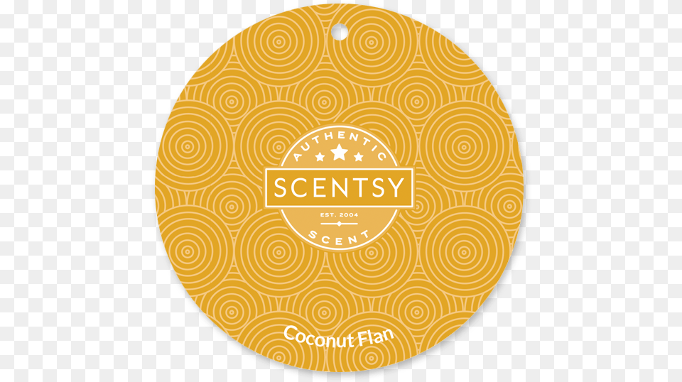 Scentsy Scent Pak Vanilla Bean Buttercream, Gold, Disk, Logo Png Image