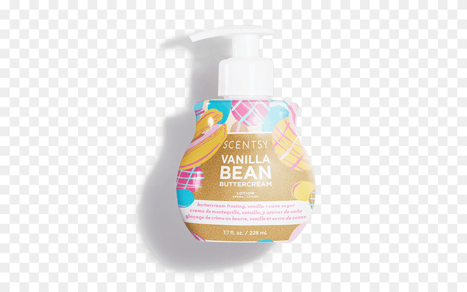 Scentsy Vanilla Bean Buttercream Lotion, Bottle, Cosmetics Png
