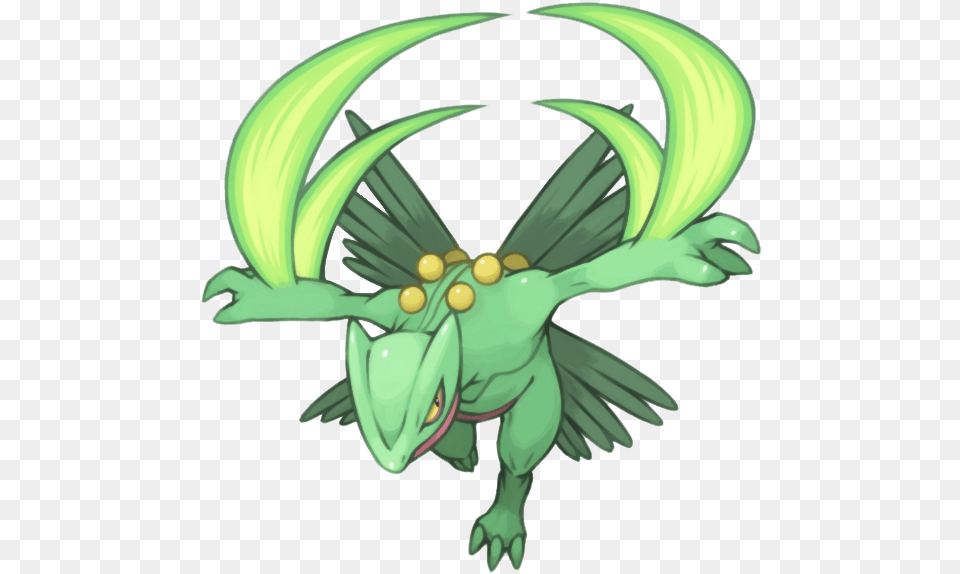 Sceptile Comin Mega Sceptile Leaf Blade, Art, Accessories, Animal, Dinosaur Png Image