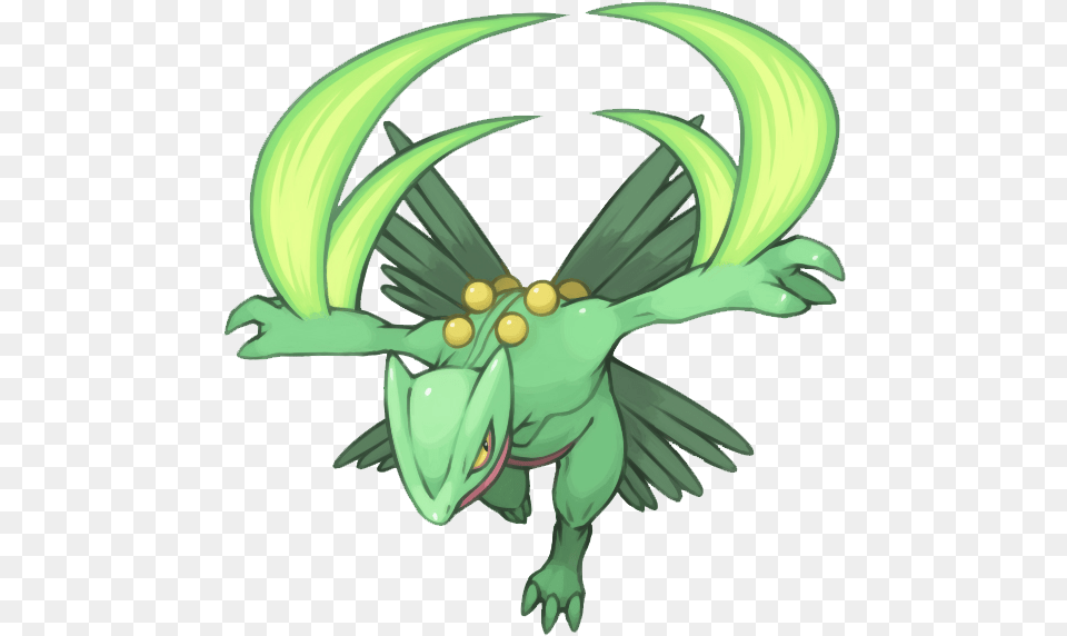 Sceptile Using Leaf Blade Pokemon Sceptile, Art, Animal, Fish, Sea Life Free Png