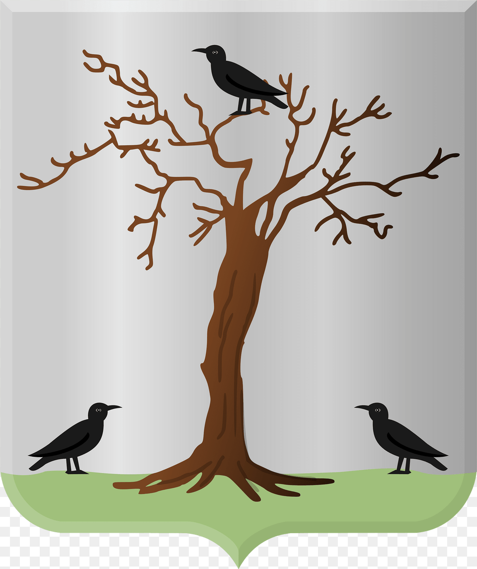 Scharwoude Wapen Clipart, Animal, Bird, Art, Blackbird Free Png