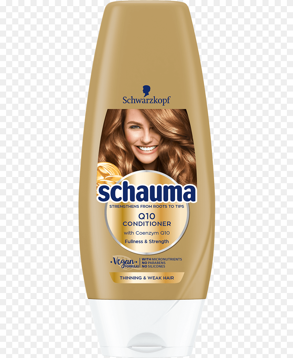 Schauma Com Q10 Conditioner, Bottle, Lotion, Shampoo, Face Png