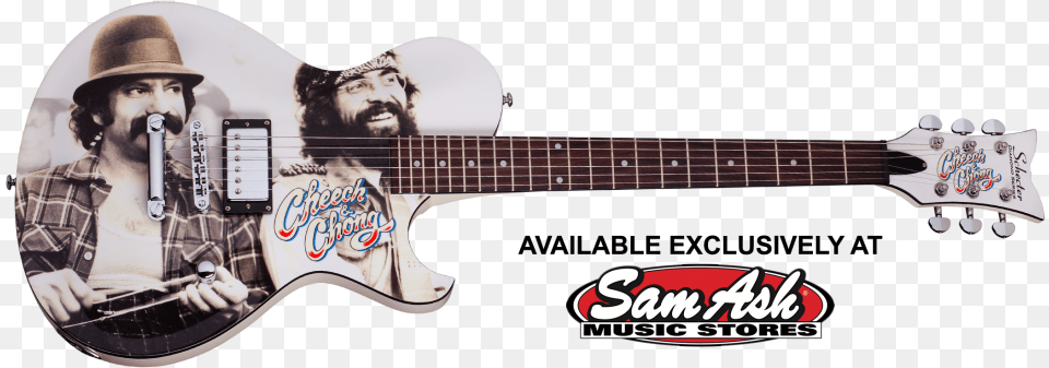 Schecter Diamond Series Cheech Amp Chong, Bass Guitar, Musical Instrument, Guitar, Adult Png Image