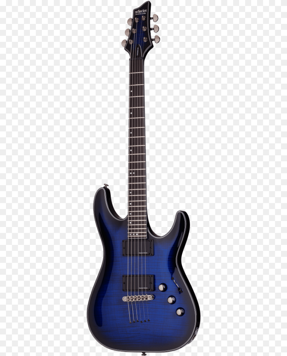 Schecter Guitar Blackjack Sls C 1 Active See Thru Blue Schecter Damien Elite 6 Crb, Bass Guitar, Musical Instrument, Electric Guitar Free Transparent Png