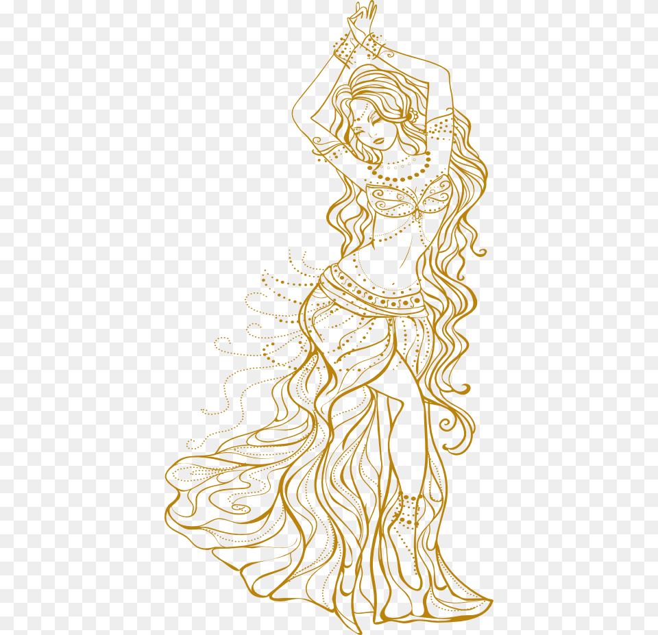 Schedule Belly Dancer Drawing, Person, Art, Pattern Free Transparent Png