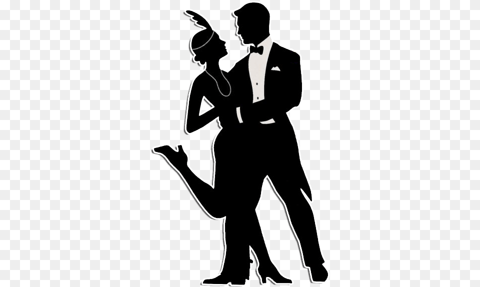 Schedule Of Events Roaring 20s Themed Dance, Clothing, Suit, Formal Wear, Silhouette Free Png