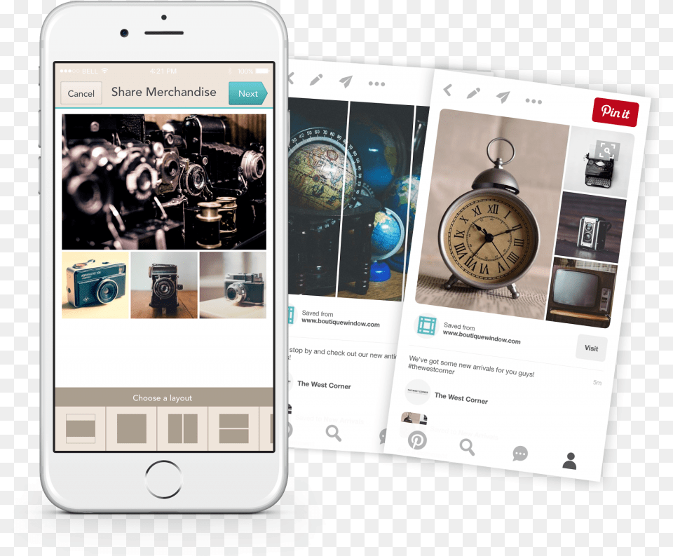 Schedule Pins And Share Product Collages Iphone, Electronics, Mobile Phone, Phone, Camera Png Image