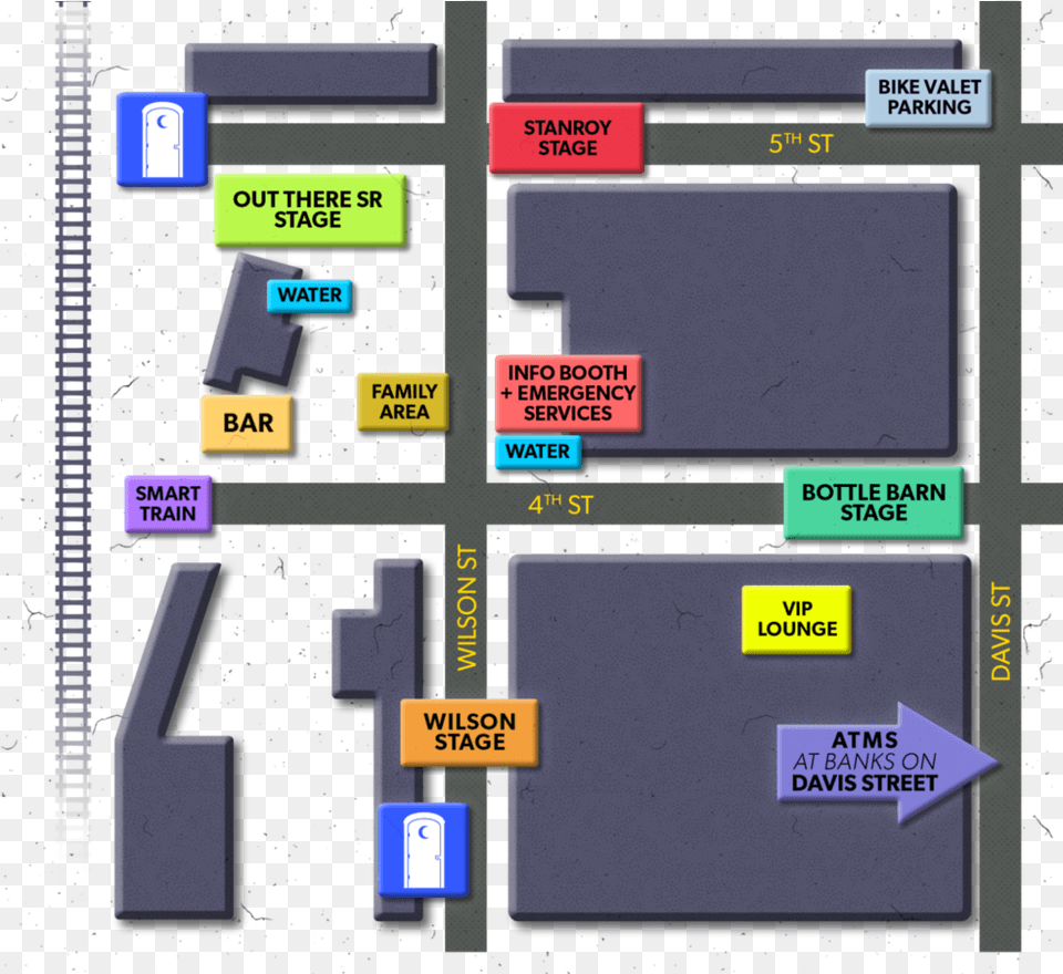 Schedule U0026 Map U2014 Railroad Square Music Festival Screenshot, Gas Pump, Machine, Pump, Diagram Free Png Download