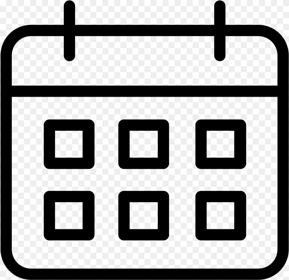 Schedule Your Appointment Icon, Gray Free Transparent Png