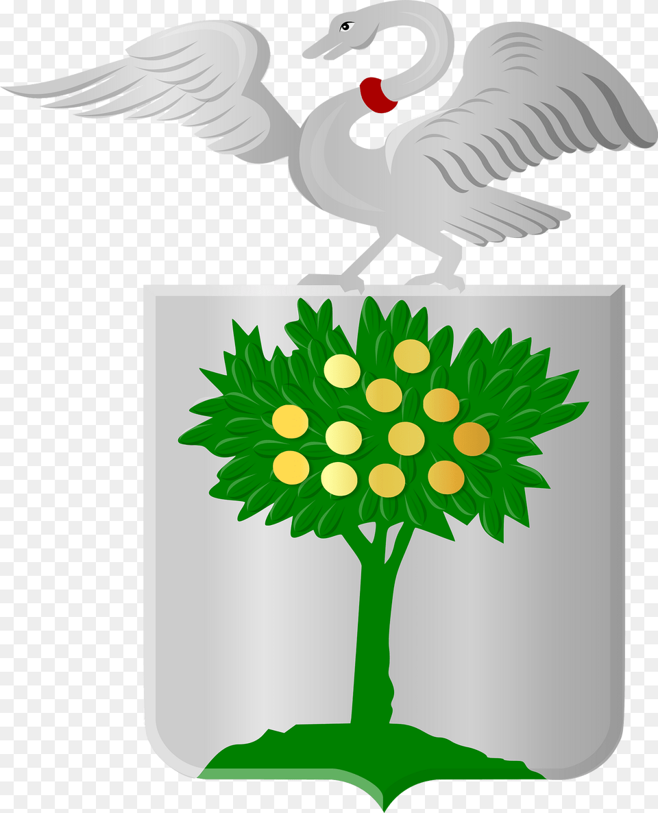 Schellingwoude Wapen Clipart, Animal, Bird, Waterfowl, Flower Png