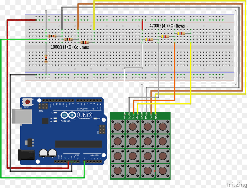 Schematic Keypad Arduino 4 X 4 Keypad One Wire, Text, Scoreboard Free Transparent Png