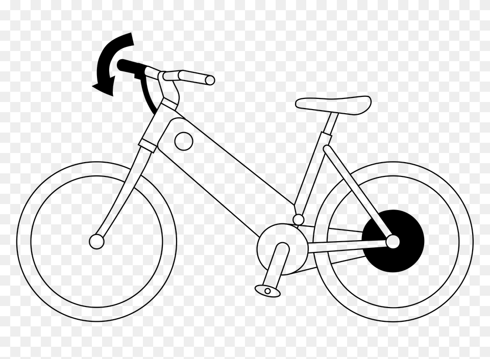 Schematic Of An E Bike Clipart, Bicycle, Vehicle, Transportation, Machine Png