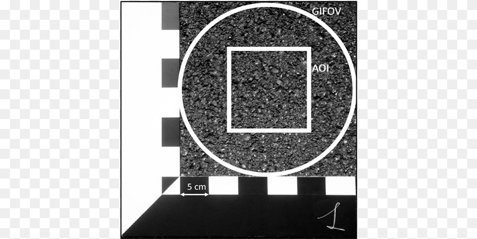 Scheme Of Target Acquisition And Reference Ruler Centimetre, Road, Tarmac Png Image