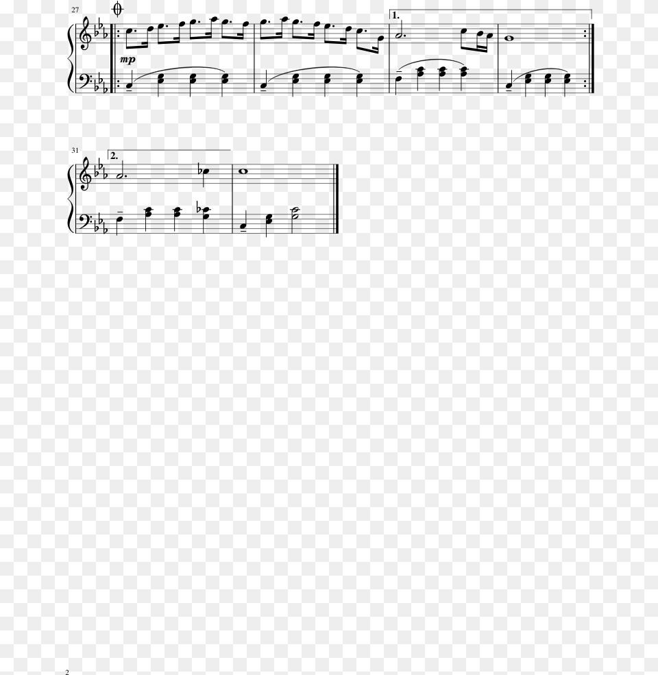 Scheming Weasel Sheet Music Composed By Kevin Mcleod Narcos Theme Tuyo Spartito, Gray Free Transparent Png
