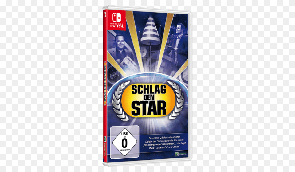 Schlag Den Star Nintendo Switch, Adult, Advertisement, Male, Man Free Png