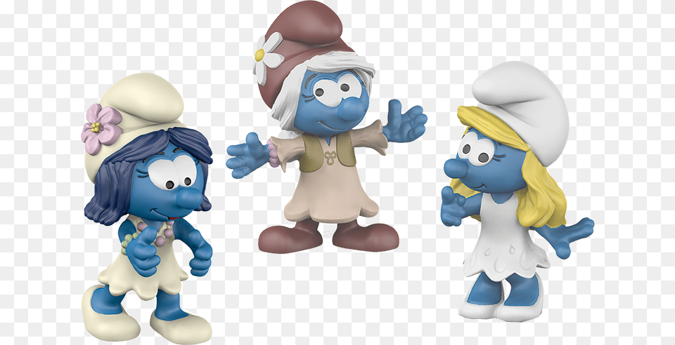 Schleich The Smurfs Movie Set 2 Large Girl Smurfs Of Smurfs The Lost Village, Book, Publication, Comics, Winter Free Transparent Png