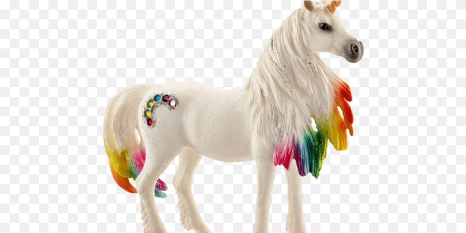 Schleich Bayala Rainbow Unicorn, Animal, Horse, Mammal Png Image