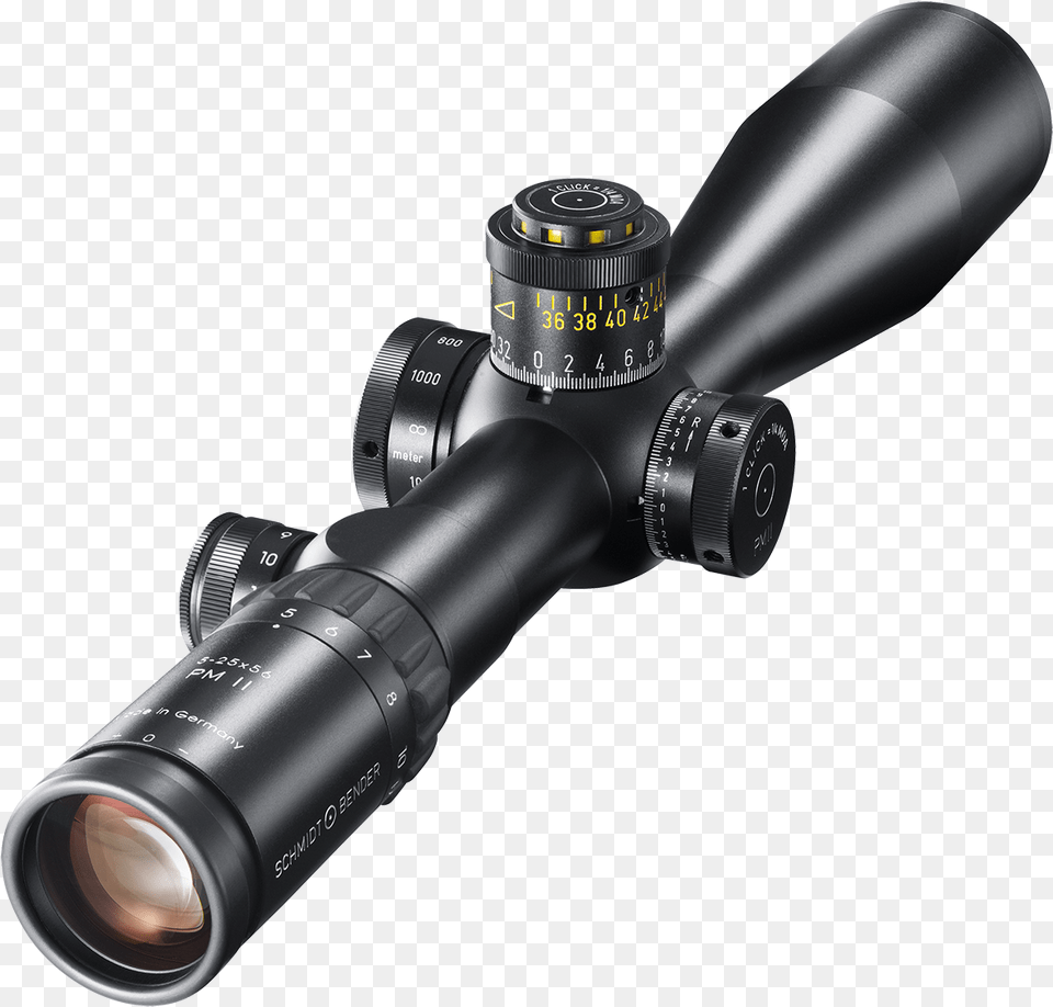 Schmidt Amp Bender 5 25x56 Pm Ii Rifle Scope Willuminated Schmidt And Bender Pmii, Weapon, Firearm, Gun, Video Camera Free Transparent Png