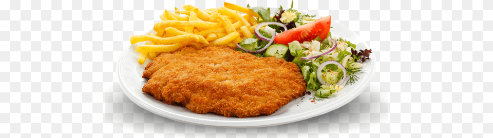 Schnitzel, Food, Lunch, Meal, Dish Free Png