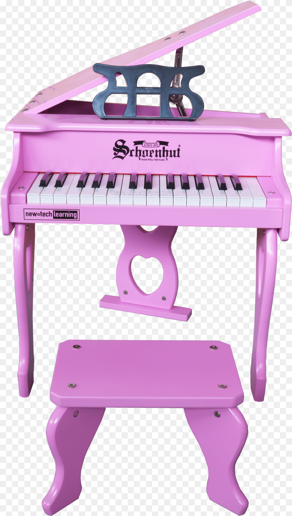 Schoenhut 30 Key Digital Baby Grand Piano Pink, Grand Piano, Keyboard, Musical Instrument Free Transparent Png