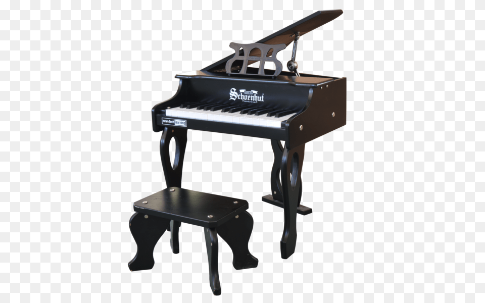 Schoenhut Key Digital Baby Grand Piano Black Schoenhut Piano, Grand Piano, Keyboard, Musical Instrument Png
