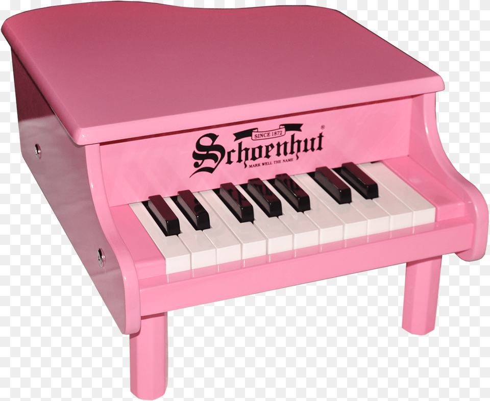 Schoenhut Mini Grand Piano 18 Key Pink Baby Schoenhut Piano, Grand Piano, Keyboard, Musical Instrument Free Png