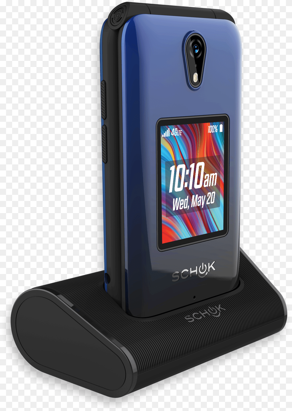 Schok Classic Flip Gsm Unlocked Phone Portable, Electronics, Mobile Phone Png Image