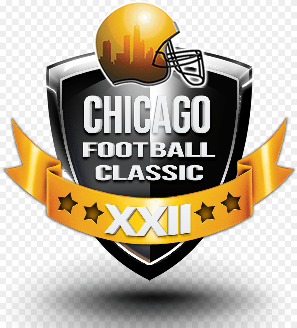 Scholarship Fund Chicago Football Classic United States Chicago Football Classic Logo, Helmet, American Football, Person, Playing American Football Free Transparent Png