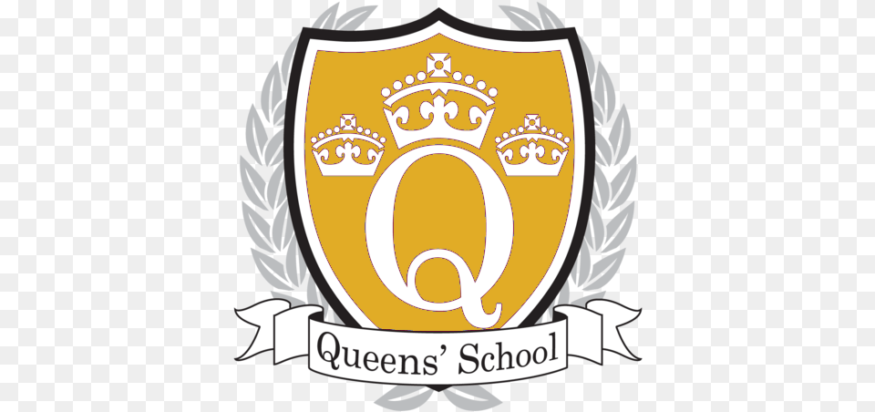 School A Specialist Sports And Science College Queens School Logo, Emblem, Symbol, Person, Armor Free Png