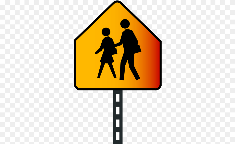 School Ahead Sign Image Searchpng School Crossing Sign, Symbol, Adult, Male, Man Free Png Download