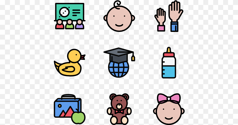 School And Childhood Science Icon Clipart Transparent, Animal, Bear, Mammal, Wildlife Free Png
