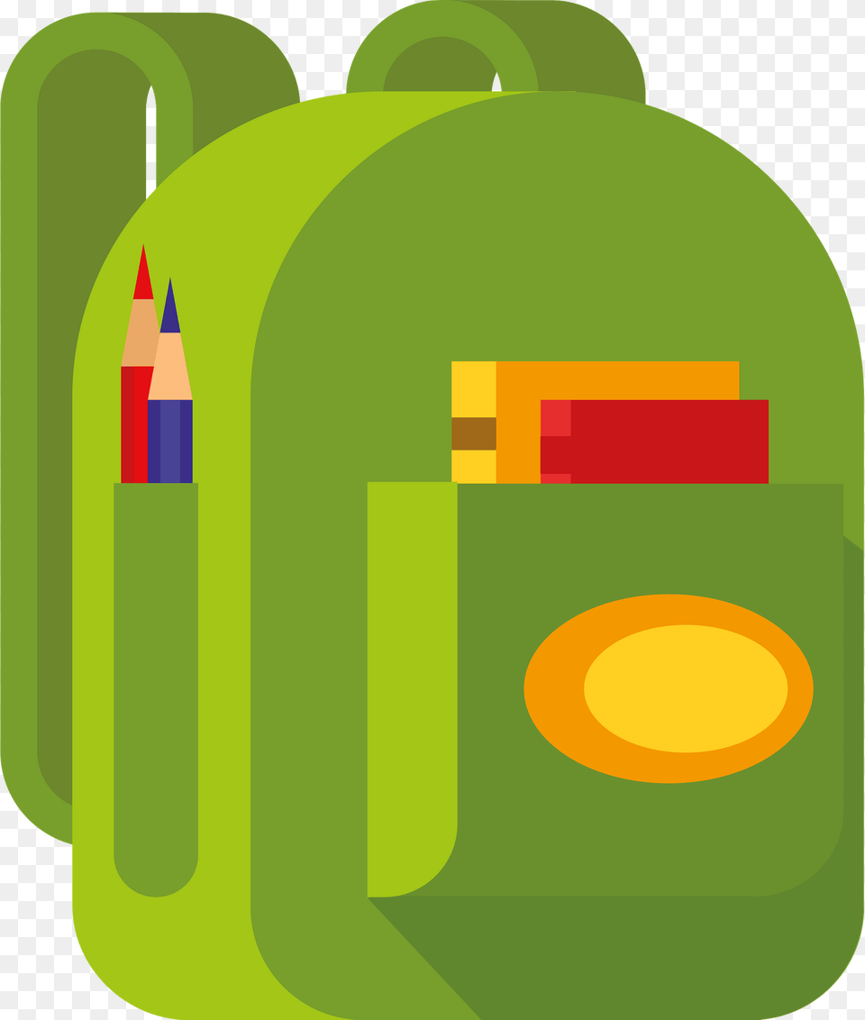 School Backpack Clipart, Bag Png