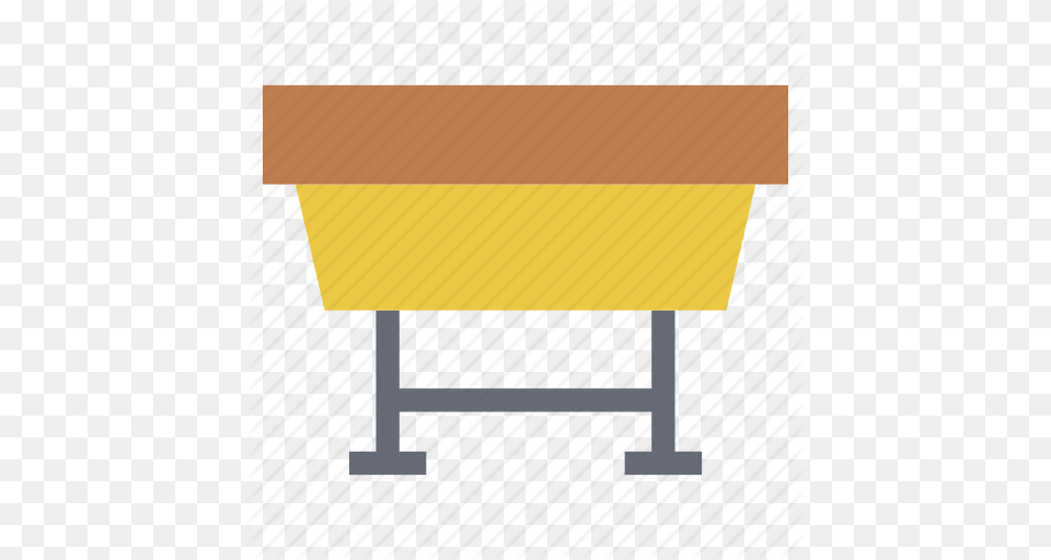 School Bench School Desk School Furniture Seat Table Icon, Bed, Bathing, Bathtub, Person Png Image