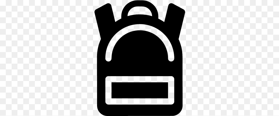 School Book Bag Vector School Bag Icon, Gray Free Png Download