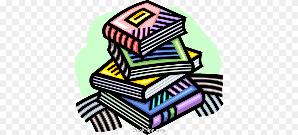School Books Royalty Vector Clip Art Illustration, Food, Sweets, Graphics Free Png Download