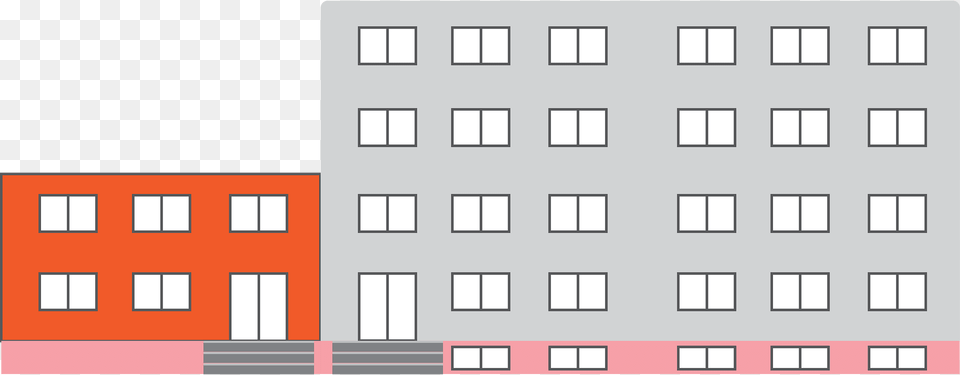 School Building Clipart, Urban, Housing, High Rise, Condo Png Image