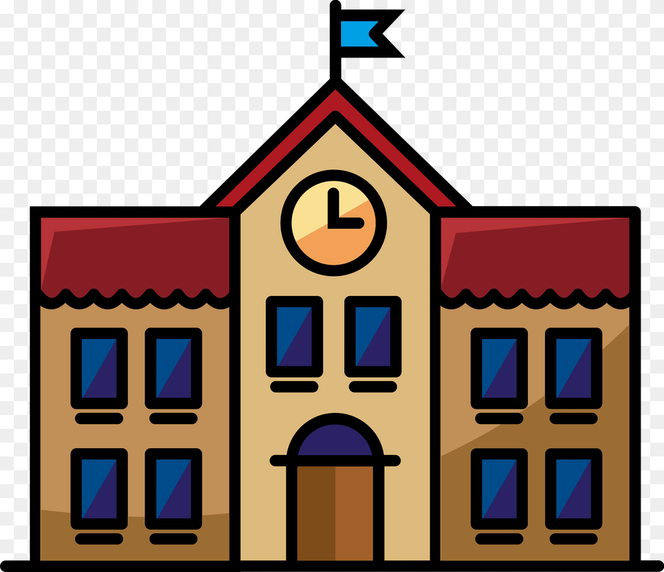School Building Clipart, Scoreboard, Architecture, Clock Tower, Tower Png