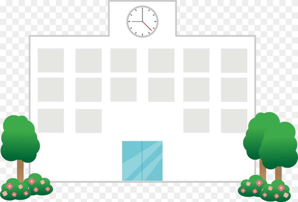 School Building Clipart, Indoors, Architecture, Clock Tower, Garage Free Png