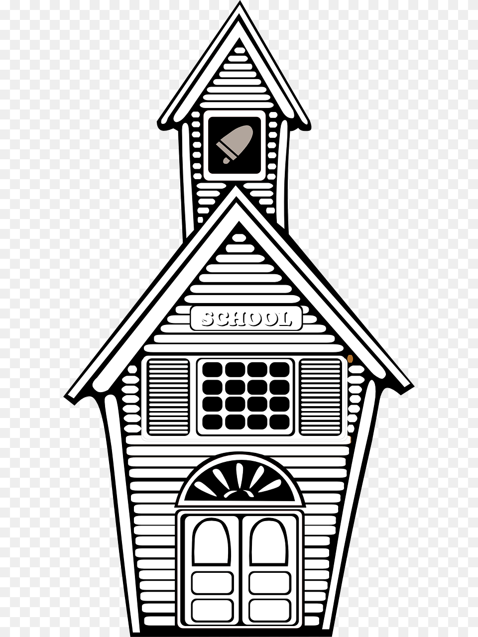 School Building Clock Picture School Building Clip Art, Architecture, Bell Tower, Tower, Clock Tower Free Png Download