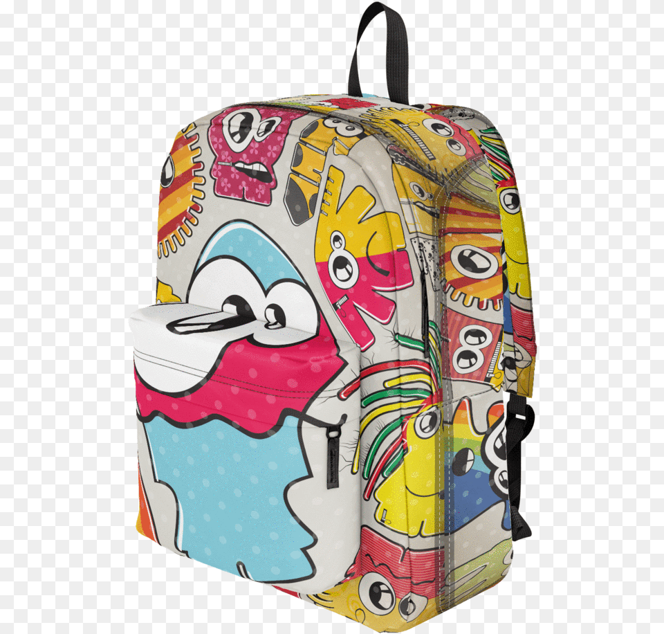 School Bus Aliens Backpack Daily Bumps New Merch, Baggage, Bag, Suitcase, Baby Free Png Download