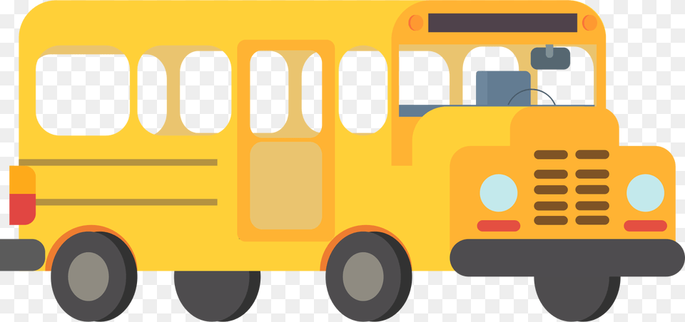 School Bus Clip Art, School Bus, Transportation, Vehicle, Bulldozer Free Png